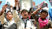 Afghan Hazara people stage protest in Kabul