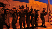 Israeli soldiers participate in urban warfare drill