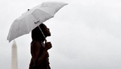 Heat wave eases by rain in Washington