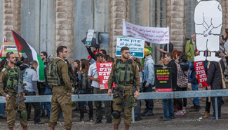 Israelis, Palestinians march together against the occupation