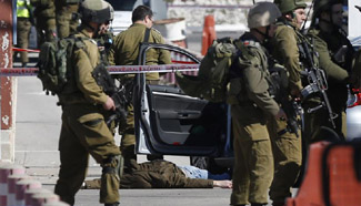 Palestinian gunman shot dead in West Bank, after injuring 3 soldiers
