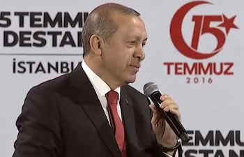 Turks showed being a real "nation" in coup attempt: Erdogan