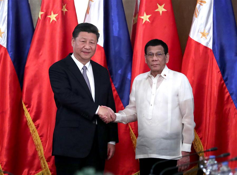 PHILIPPINES-CHINA-XI JINPING-DUTERTE-TALKS 