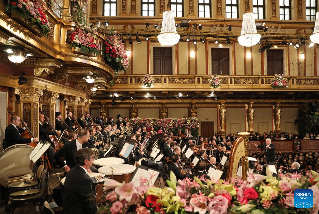 2022 Vienna Philharmonic New Year's Concert held in AustriaXinhua
