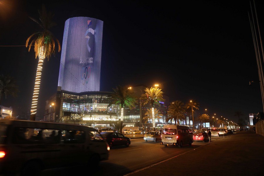 Landmarks worldwide light up in red to welcome Year of the Rat - Xinhua