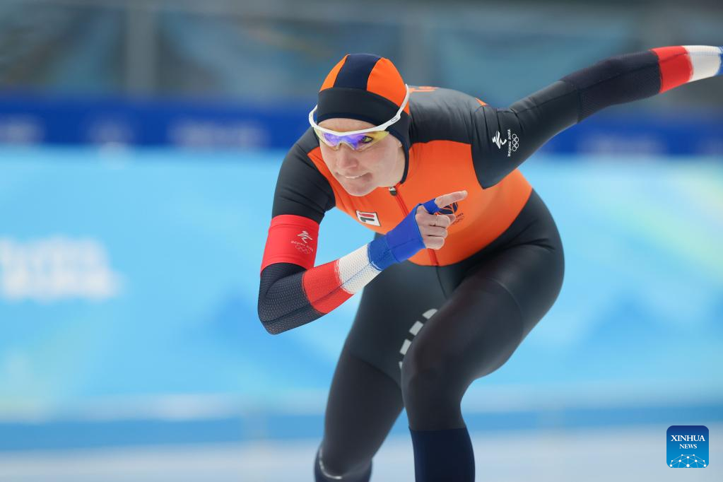 Dutch Speed Skater Schouten Snatches Women S 3 000m Gold With New Olympic Record Xinhua