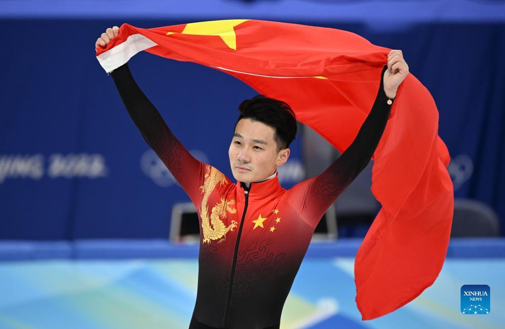 China's Ren Ziwei claims men's 1,000m short track speedskating