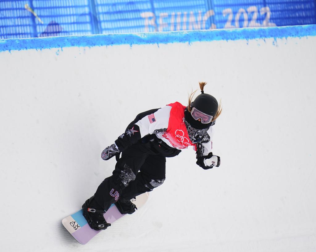 InPics Medalists of women's snowboard halfpipe at Beijing 2022Xinhua