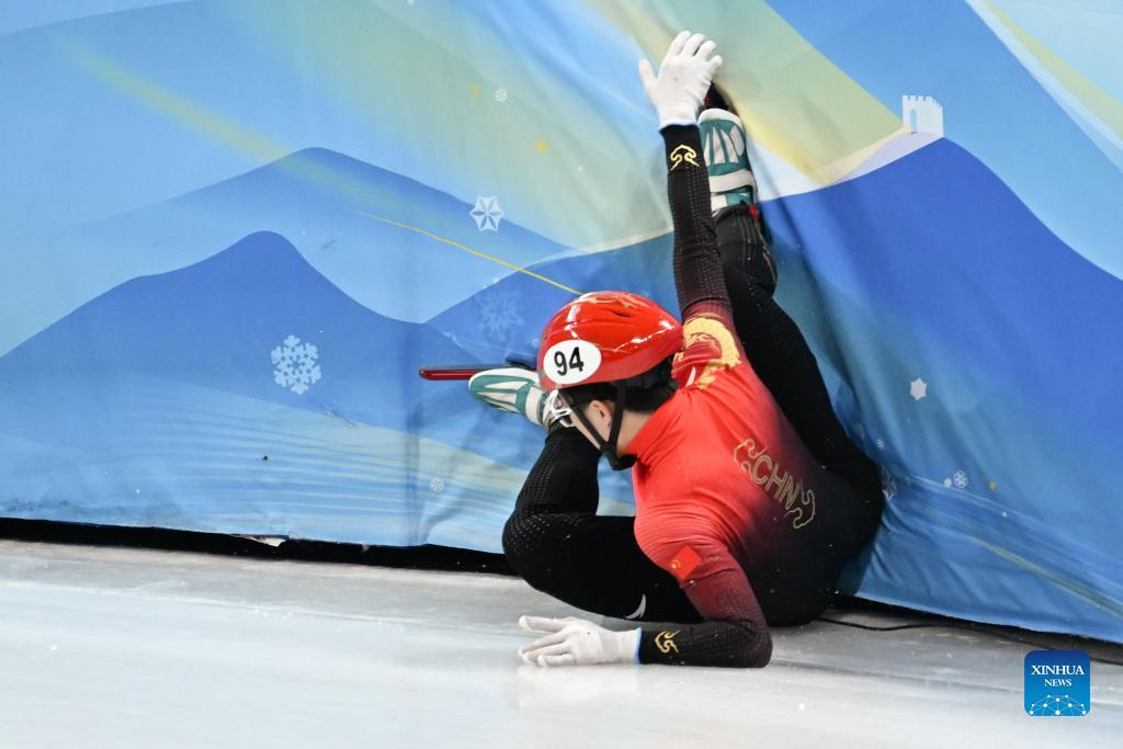 In Pics: Men's 5,000m Relay Semifinal Of Short Track Speed Skating-Xinhua