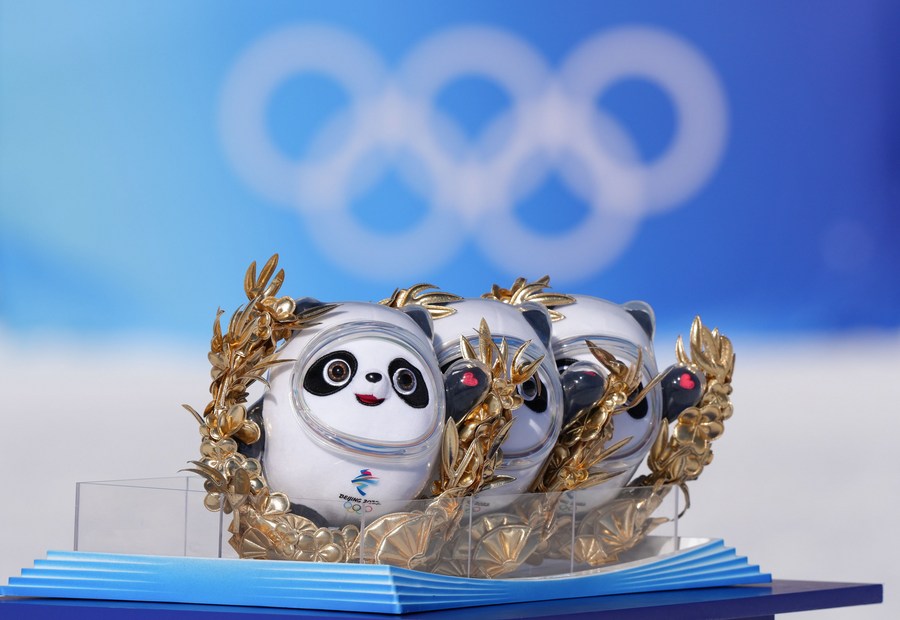 Various appearances of panda mascots in different events-Xinhua