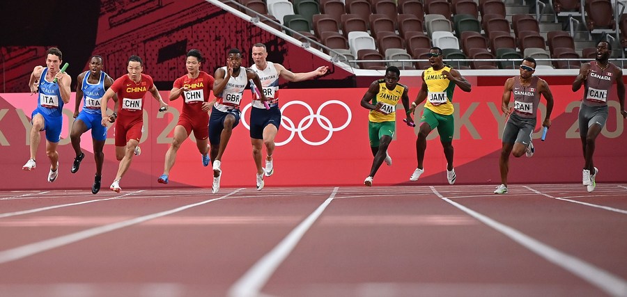 Olympic men sprint 100m at