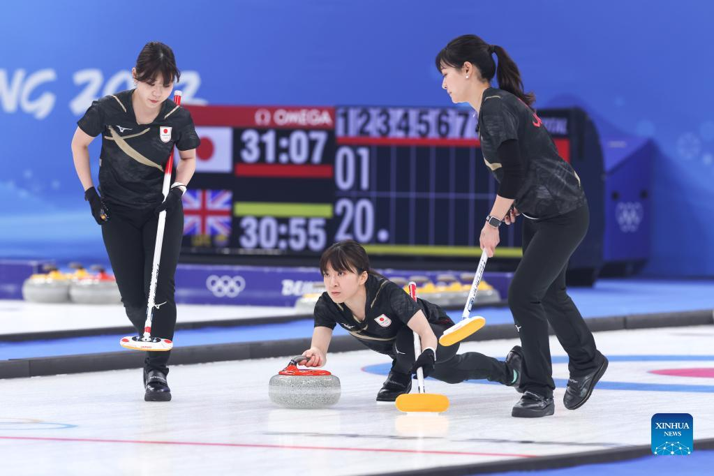 Highlights of curling women's gold medal game at Beijing 2022-Xinhua