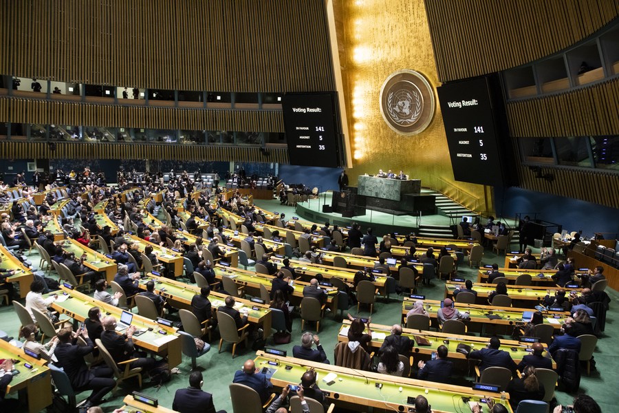 UN General Assembly to vote again on Ukraine: spokesperson-Xinhua