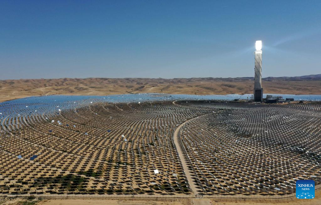Ashalim Solar Thermal Power Station In Negev Desert Israel Xinhua 