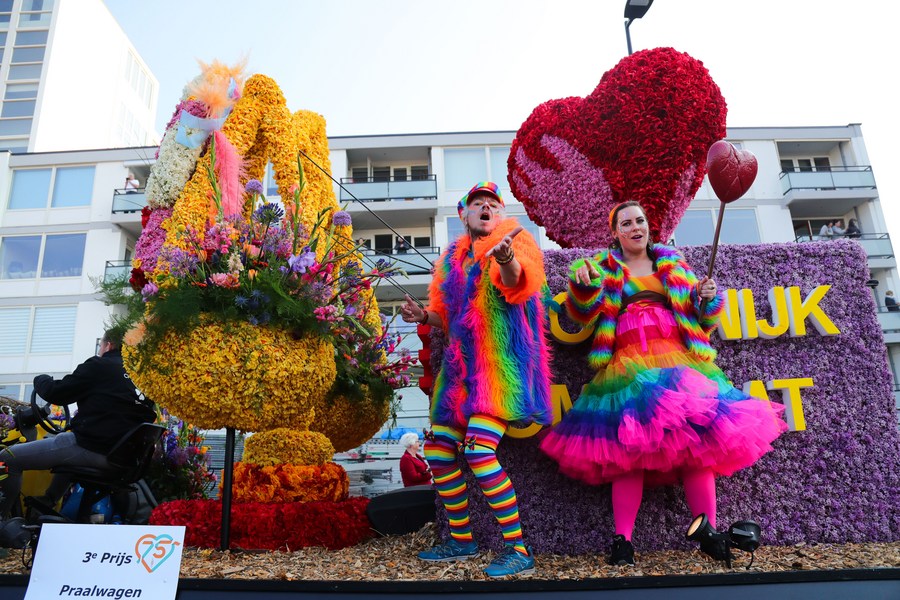 Highlights of Flower Parade of Bollenstreek in the Netherlands-Xinhua