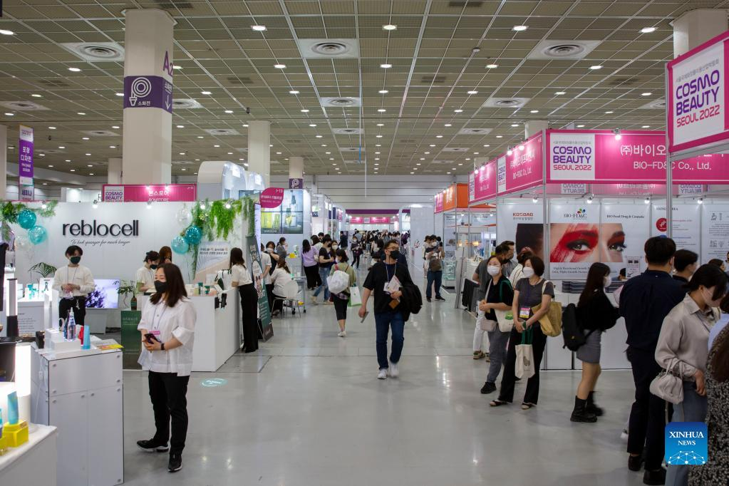 In pics Seoul International Cosmetics and Beauty Expo 2022Xinhua
