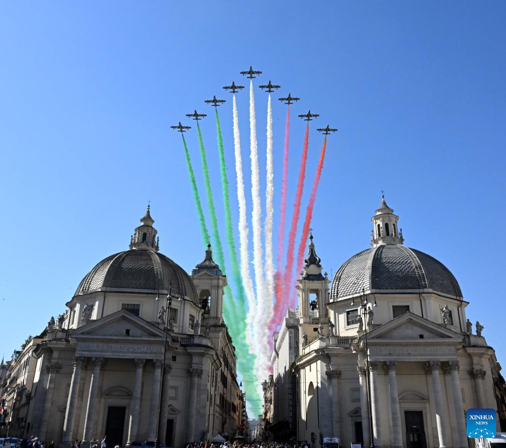 Celebran Día de la República en Italia-Xinhua