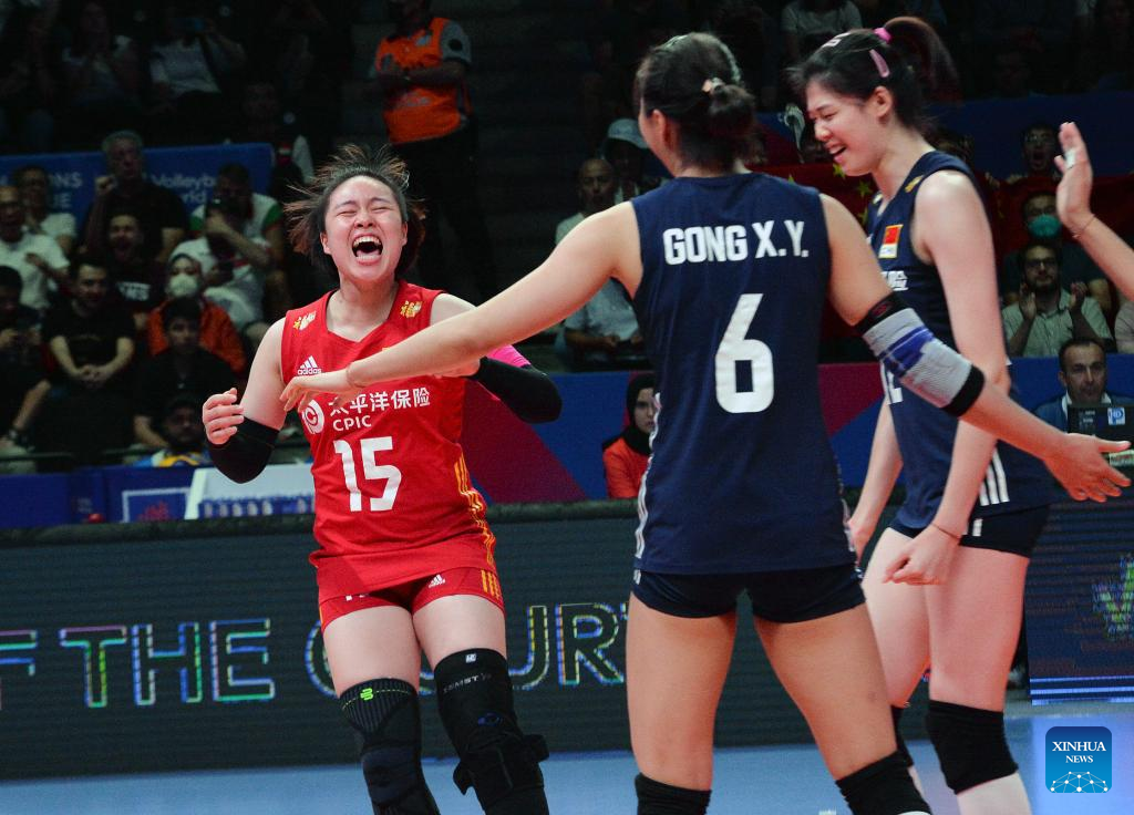 China Beats Italy To Win Third Straight Match In Women's VNL_我苏网