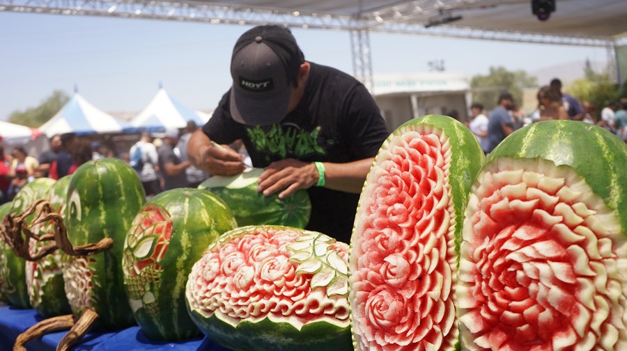 Annual watermelon festival held in California featuring fun events