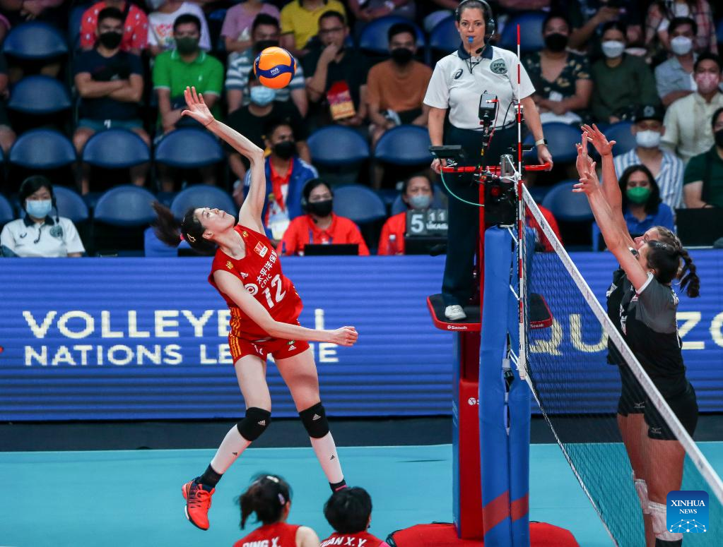 China fends off Canada in womens Volleyball Nations League-Xinhua