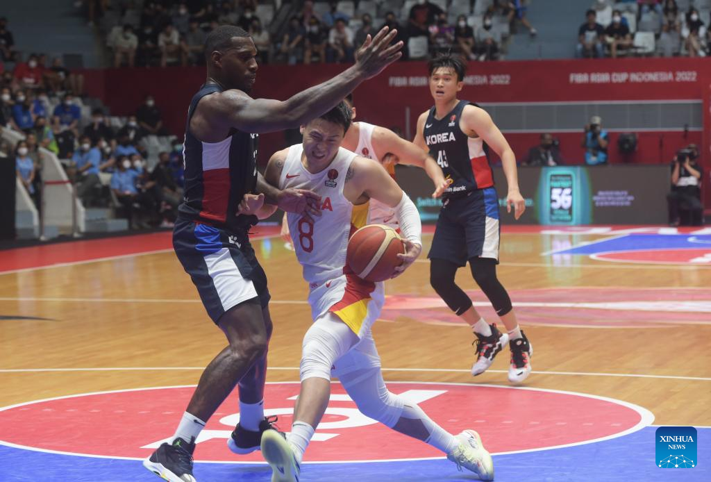 China overcome South Korea to reach Women's Basketball Asia Cup semis-Xinhua