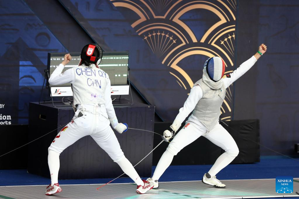 In pics women's Foil Individual at 2022 Fencing World Championships