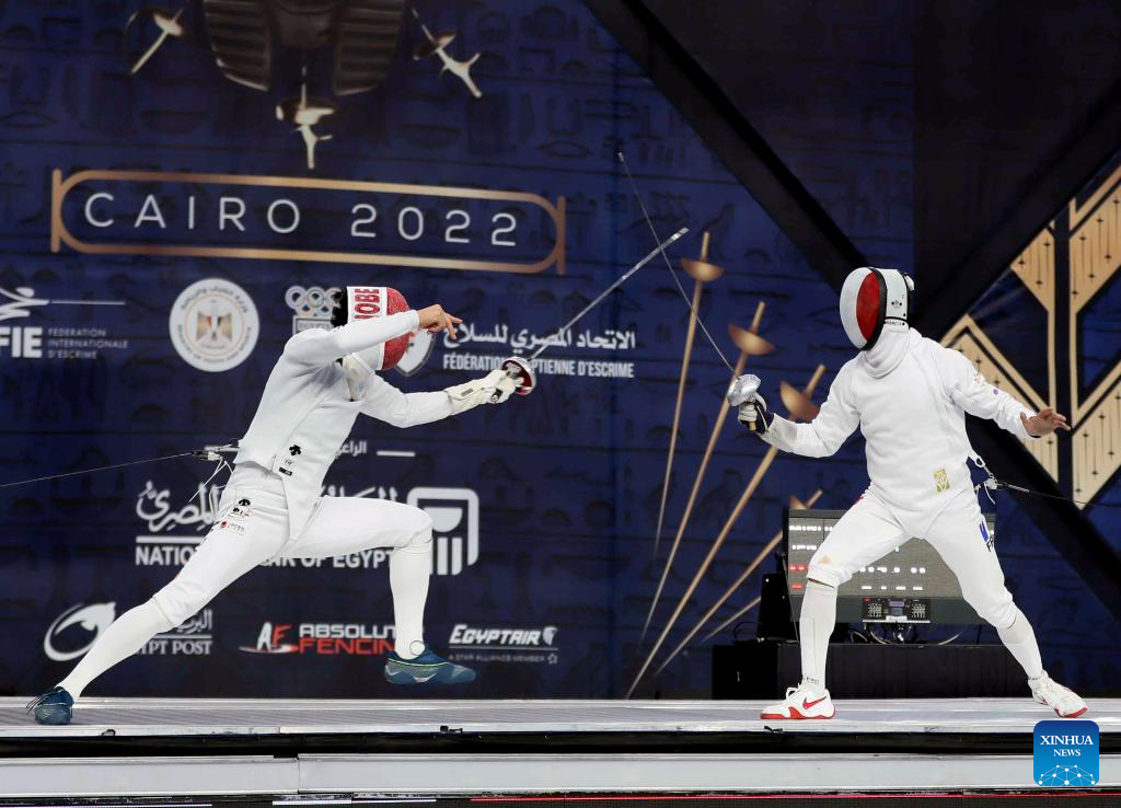 In pics men's epee individual final at 2022 Fencing World