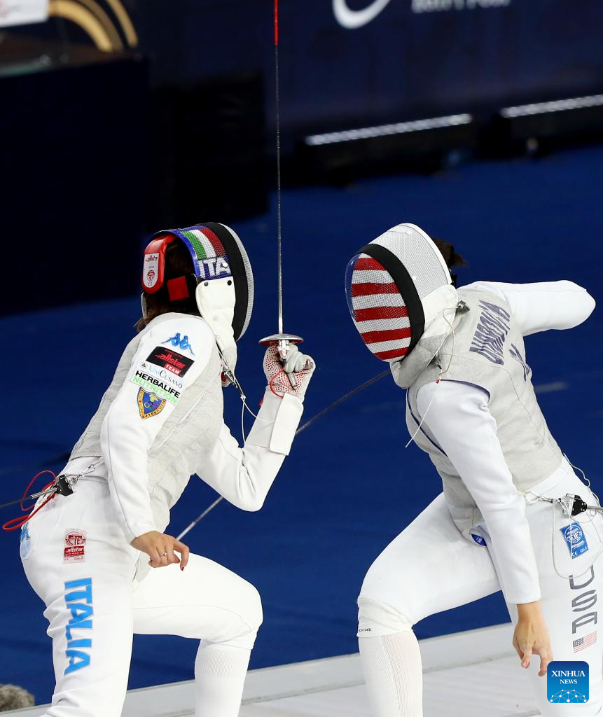 Highlights of women's foil team final at 2022 Fencing World