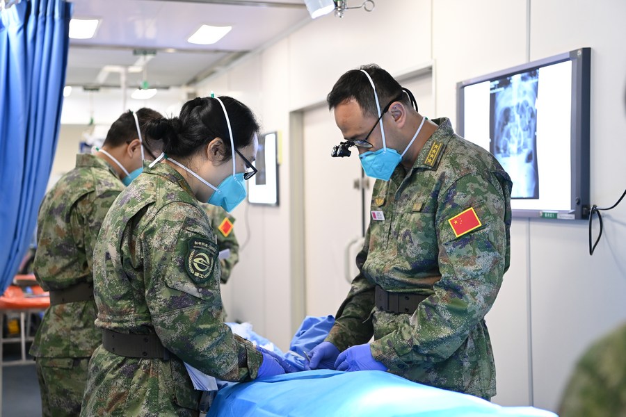 Chinese, Lao militaries carry out joint humanitarian medical drills-Xinhua