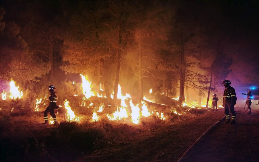 Más de 4.000 hectáreas de tierra destruidas por incendios forestales en noroeste de España Spanish.xinhuanet.com