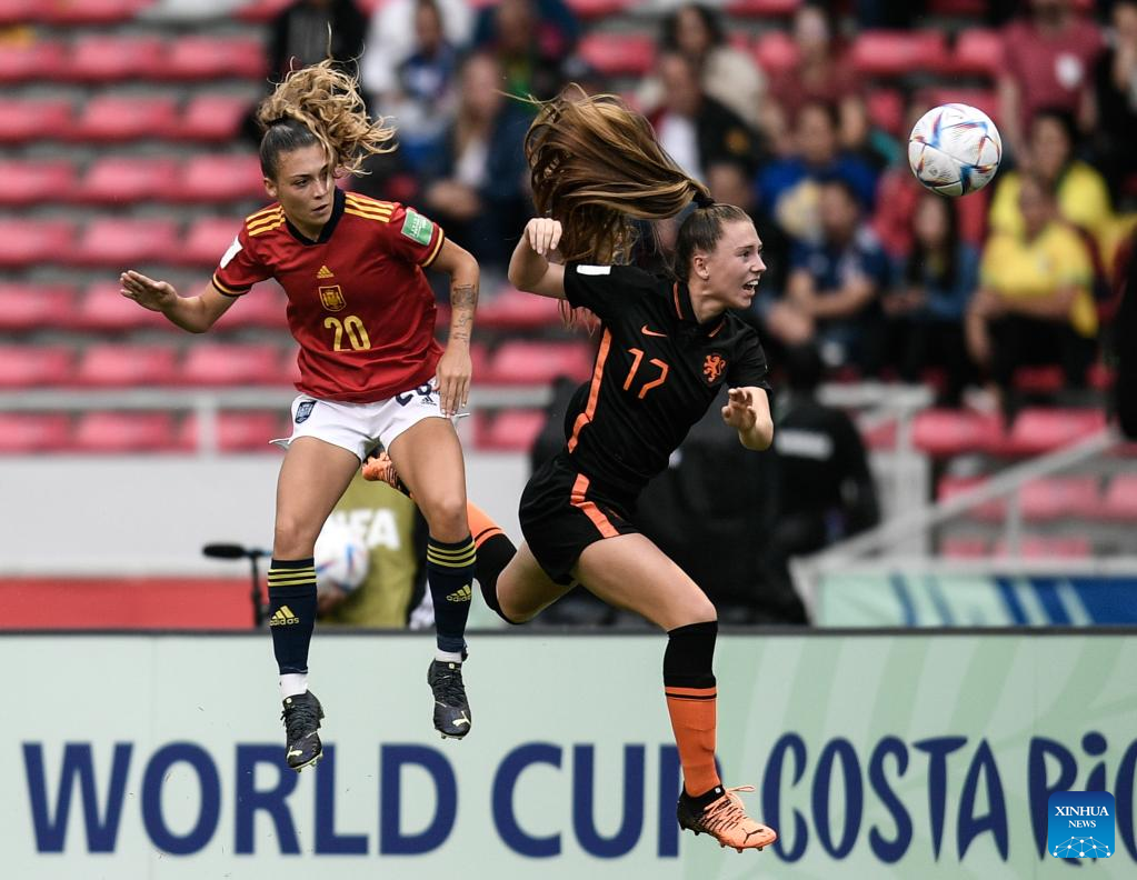 2022 FIFA U20 Women's World Cup semifinal match Spain vs. the