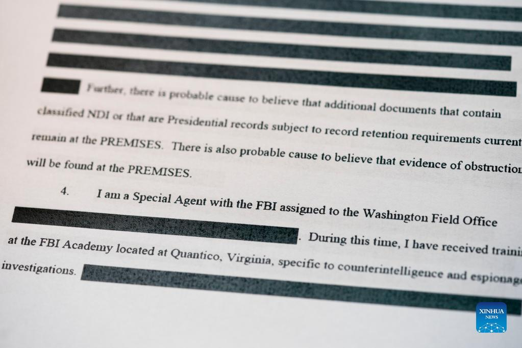 Redacted Version Of Affidavit Used To Seek Search Warrant On Trump's ...