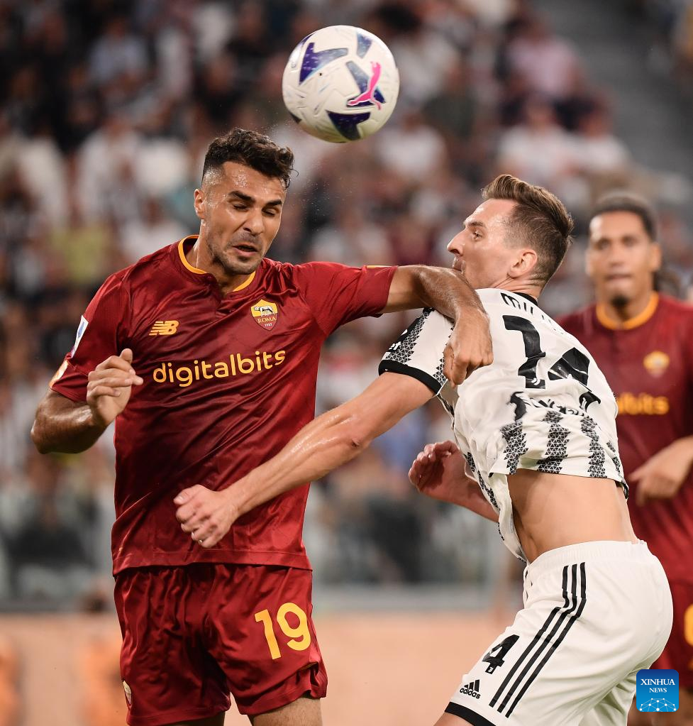 Serie A Football Match Fc Juventus Vs Roma Xinhua