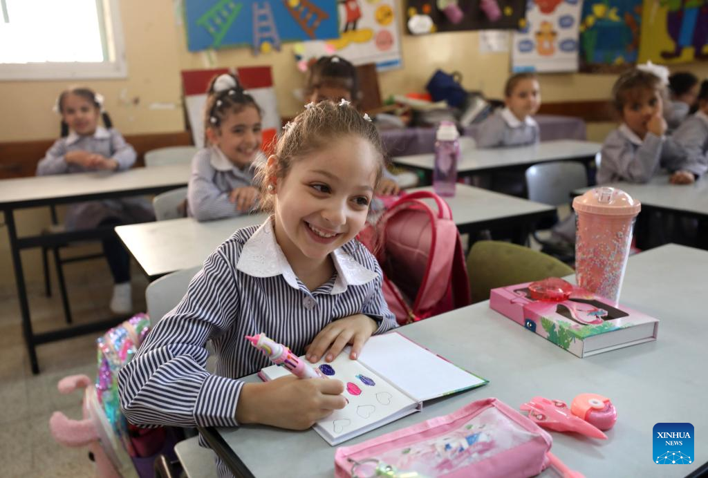 Feature: New school year kicks off in Palestinian territories amid ...