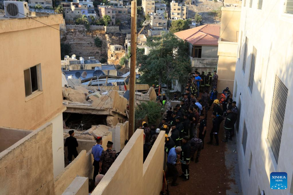 Filosófico Patético visitar 5 killed in residential building collapse in Jordan-Xinhua