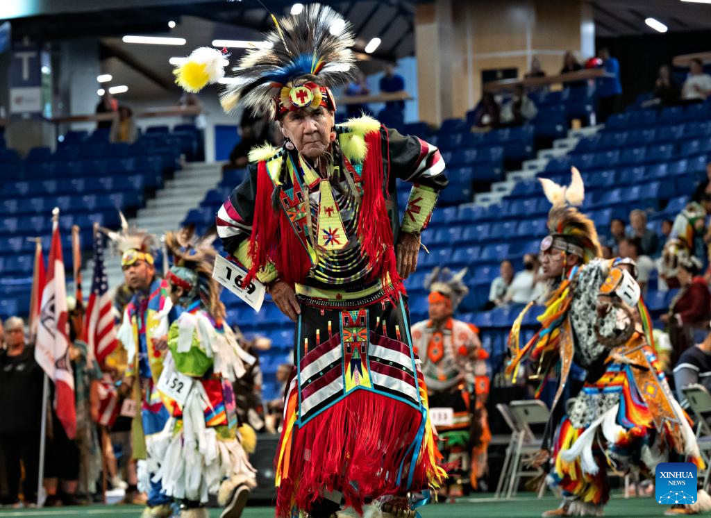 Highlights of Pow Wow's dance and celebrations in Langley, CanadaXinhua