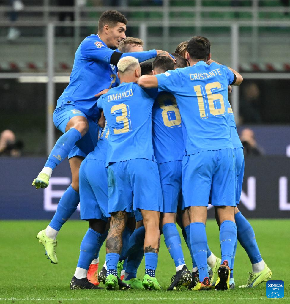 Highlights Of 2022 UEFA Nations League In Milan, Italy-Xinhua