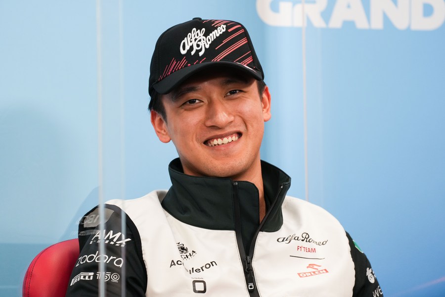 Chinese driver Zhou Guanyu sets bar higher for next F1 seasonXinhua