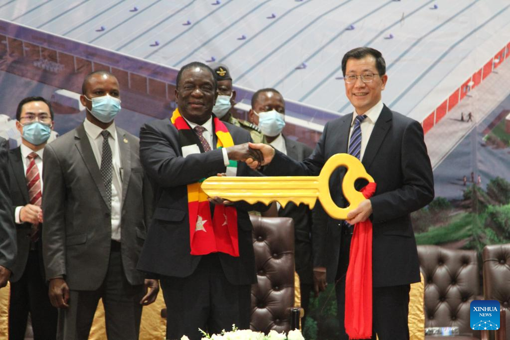 China hands over modern pharmaceutical warehouse to ZimbabweXinhua