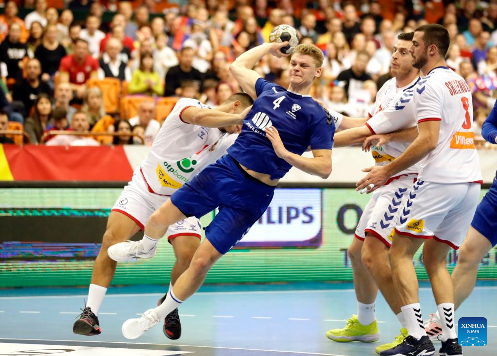 European Championship Men 2024 handball tournament Serbia vs. Finland
