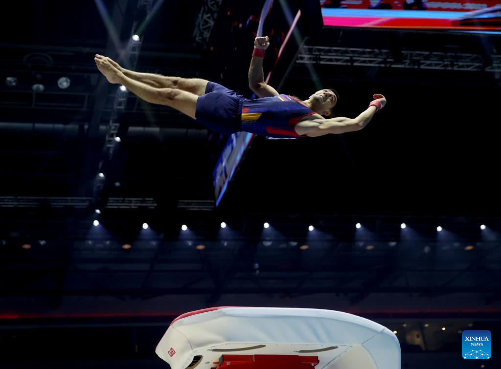 Armenian Davtyan wins men's vault title at worlds-Xinhua