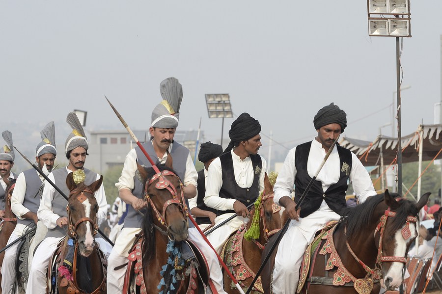 Asia Album Glimpse of tent pegging in Pakistan's RawalpindiXinhua