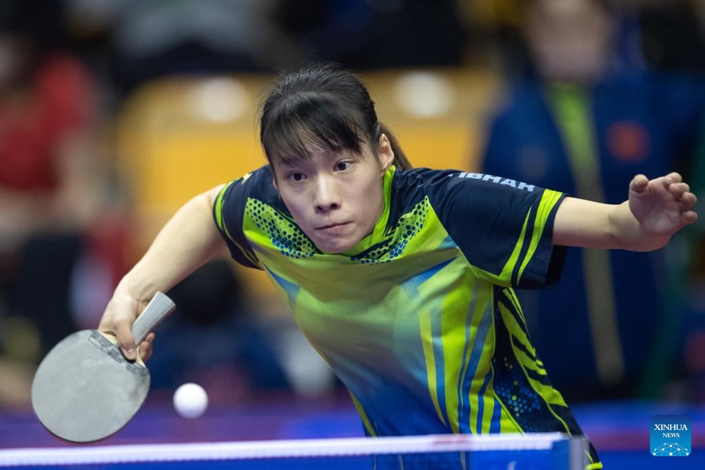 Highlights of 2022 Chinese National Table Tennis Championships finalXinhua