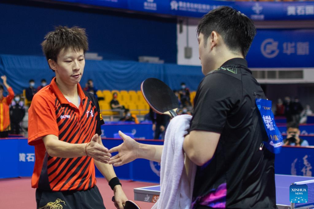 Highlights 2022 Chinese National Table Tennis Championships-Xinhua