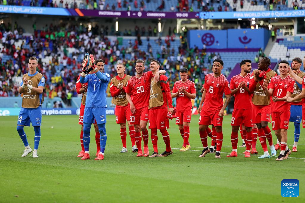 2022 FIFA World Cup: Switzerland vs. Cameroon-Xinhua