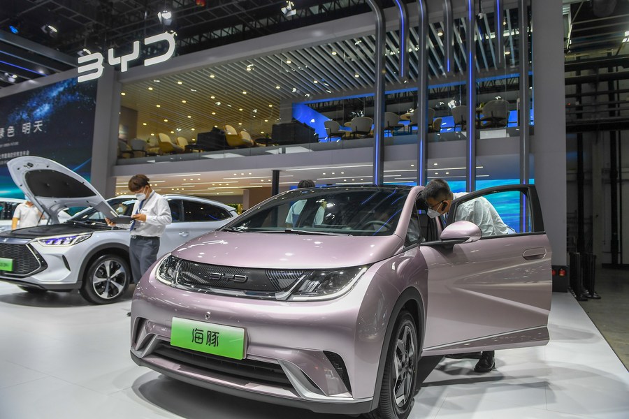 China's NEV exports rise on supply chain strengths, policy incentives