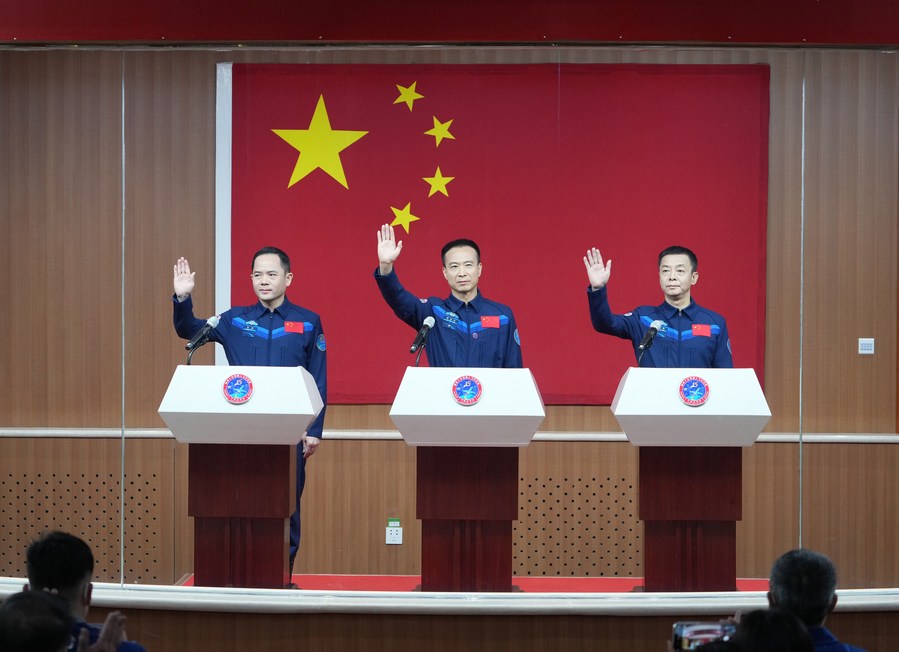 Update: China Unveils Shenzhou-15 Crew For Space Station Mission-Xinhua