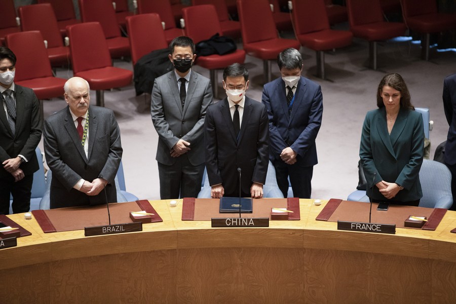 UN Security Council observes minute of silence for former Chinese ...