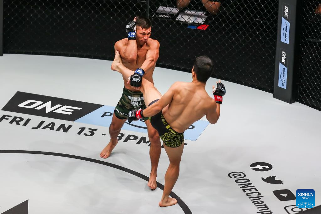 Highlights of One Championship blended martial arts tournament-Xinhua