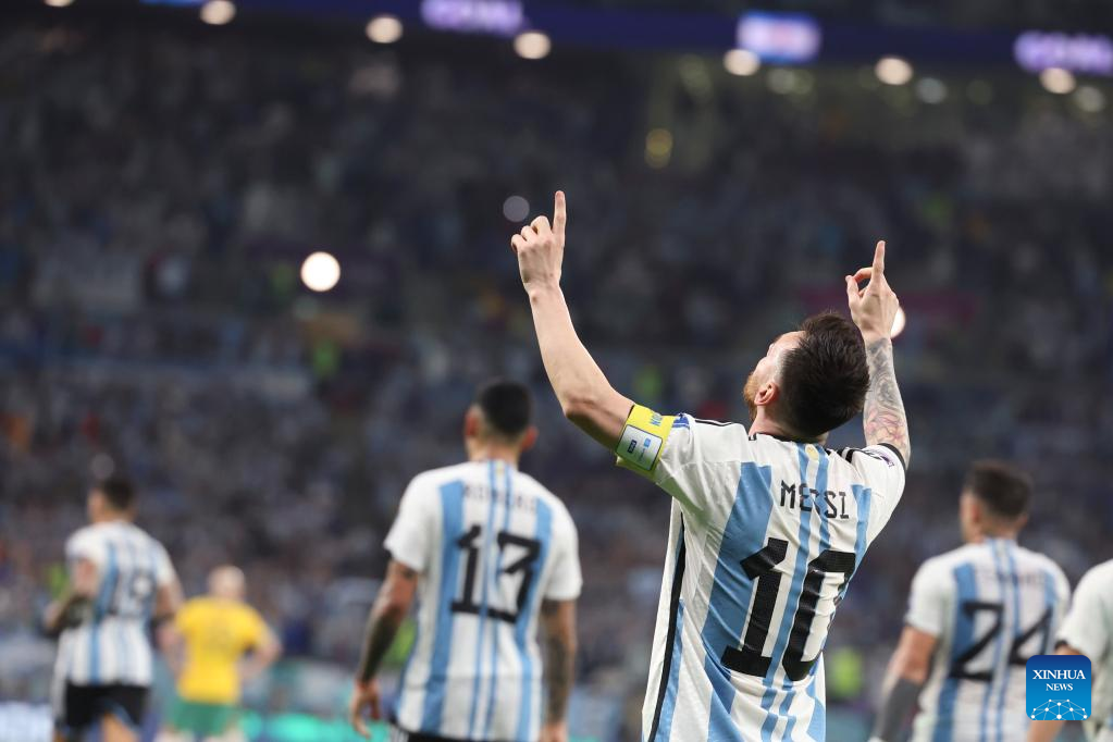 Fifa World Cup Qatar 2022 Lionel Messi Argentina Sports Poster